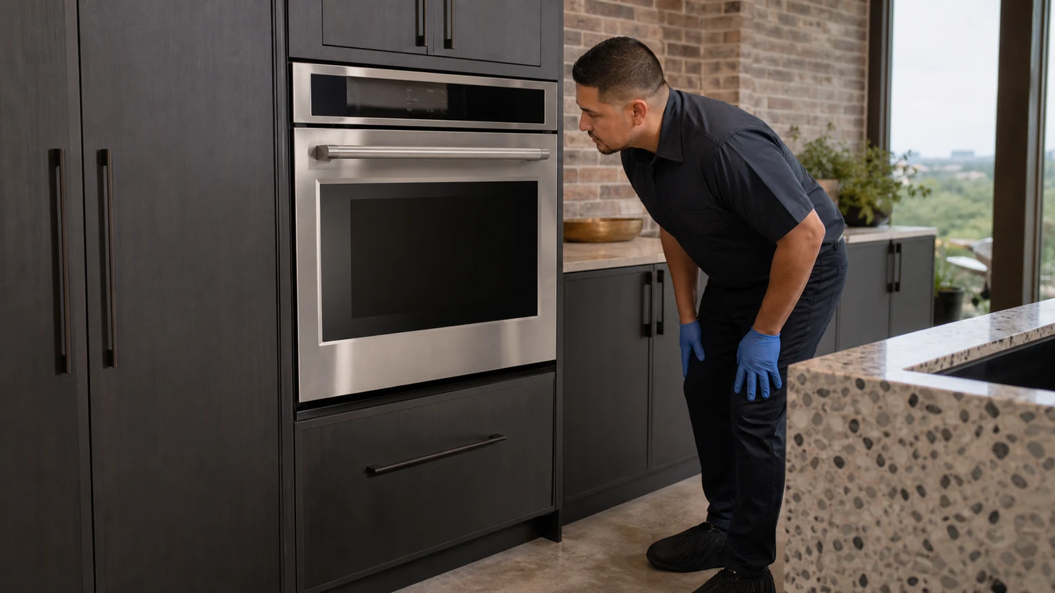 Built-in wall oven diagnostic visit in Sandy Springs