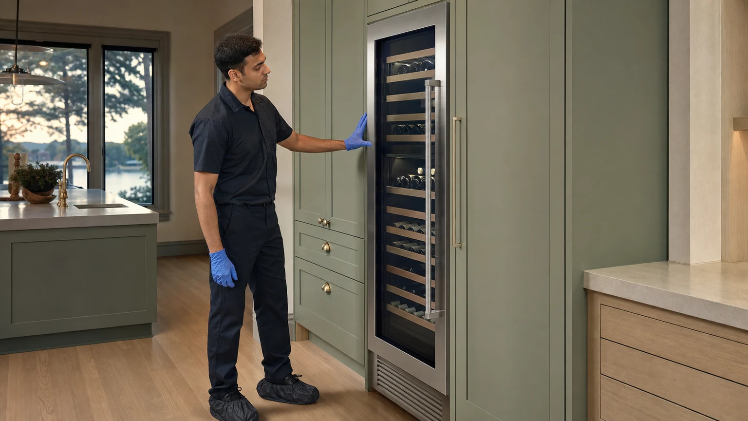 Wine cooler diagnostic visit in Sandy Springs